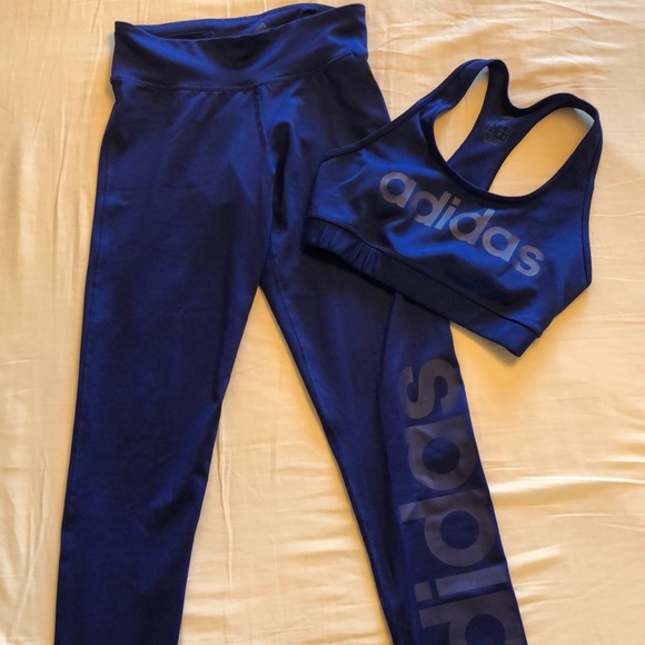adidas Pants - Adidas sports bra and leggings